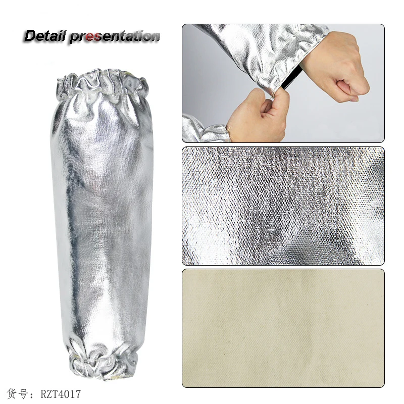 Aluminum foil protection 1000℃ Thermal radiation Sleeve guard Food processing Electric welding Heat resistant sleeve protector