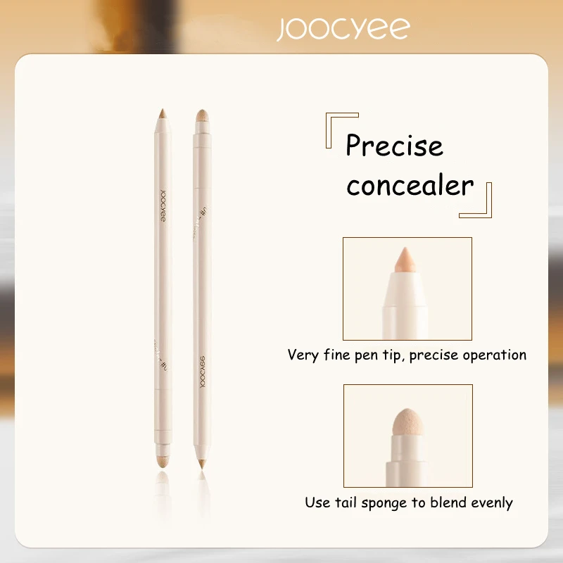 Joocyee-Crayon anti-cernes à haute couverture, longue durée, stylo anti-cernes, maquillage pour le visage, résistant à l'eau et à la transpiration, Fierté naturelle