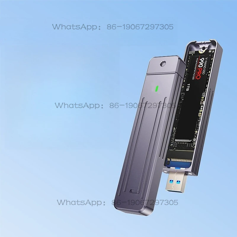 

M.2 Мобильный жесткий диск Plug-in Dual Protocol NVME Твердотельный считыватель SSD Внешний USB3.1