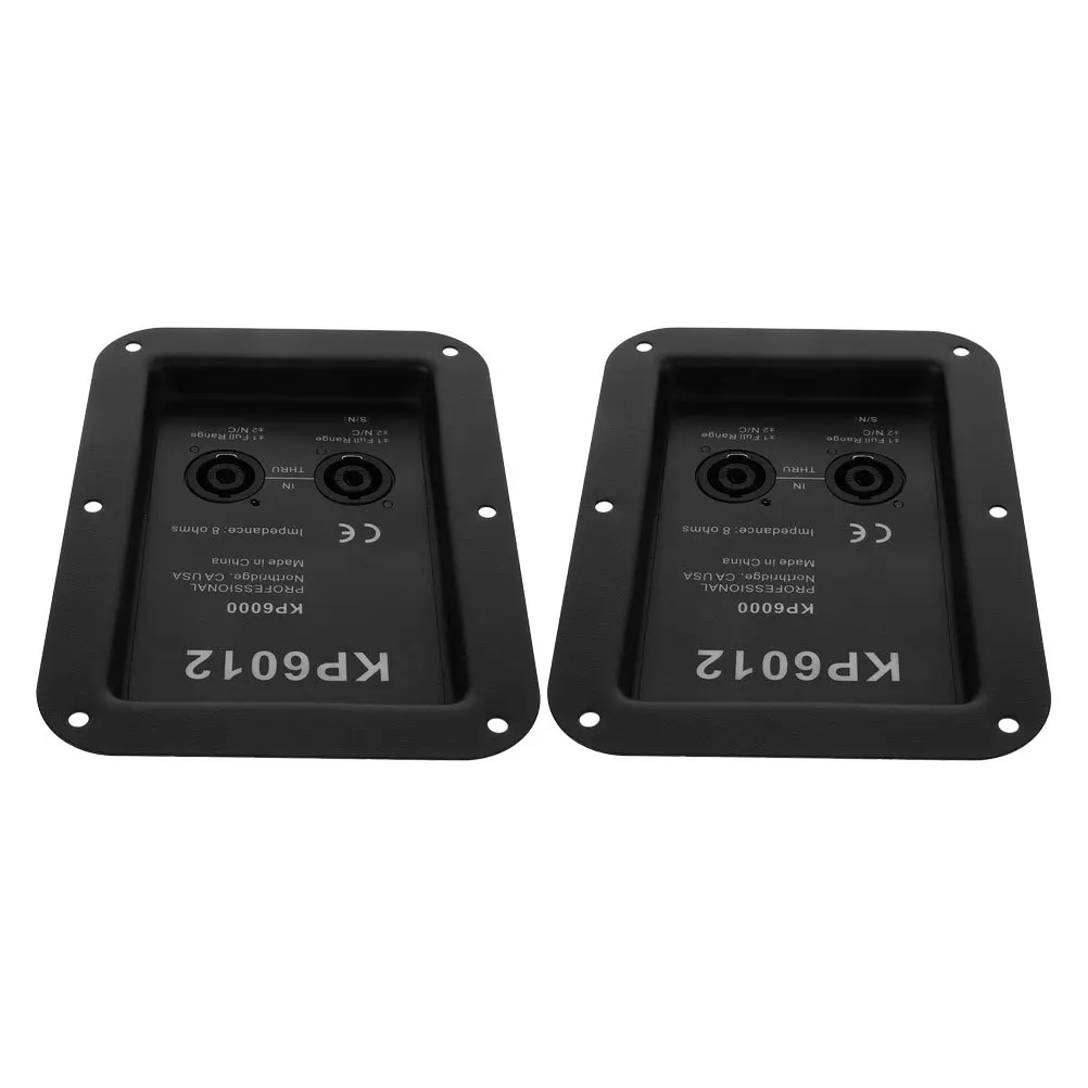 

2 pcs Speaker Terminal Board Iron Speaker Box Wiring Connector For Subwoofer Stage Box 612 Home Car Audio System Junction Plate