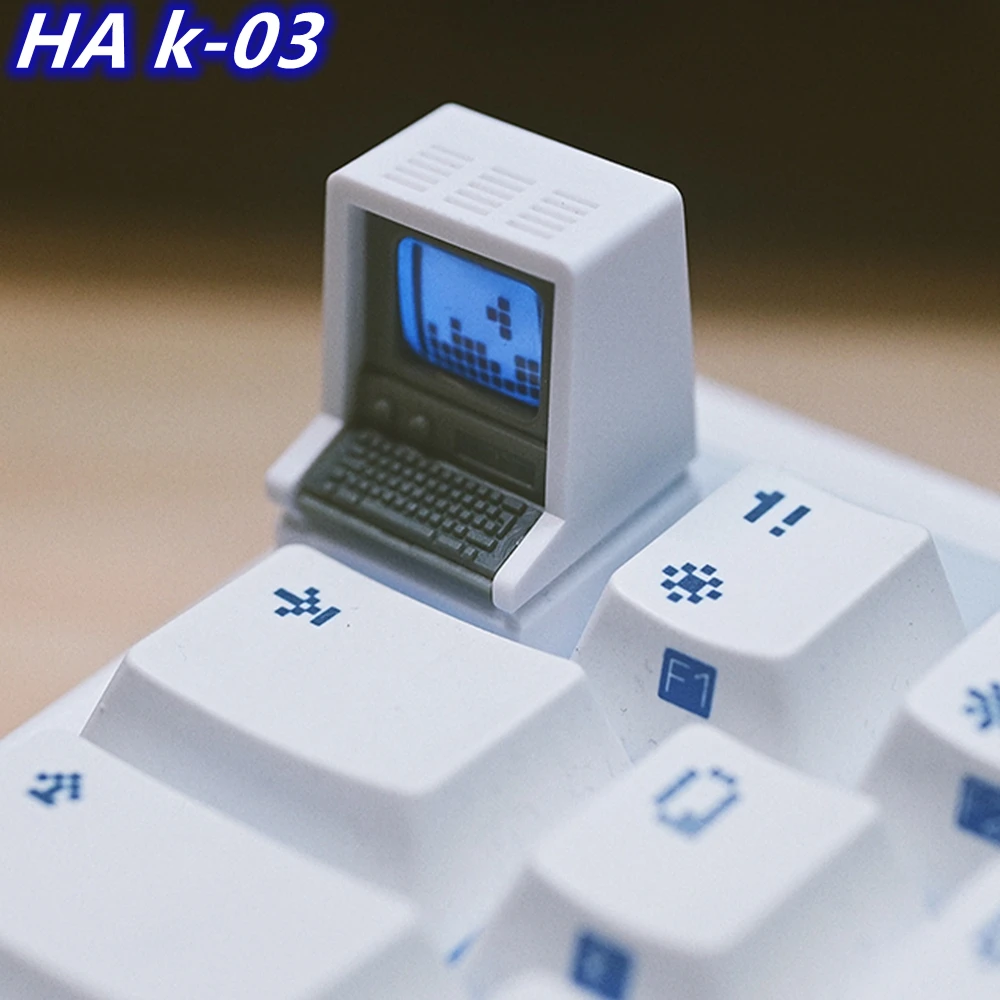 Custom Keyboard Keycaps K-02 K-03 Retro Key cap For Mechanical Classic Cute Key Cap Suit Button Personalized Max Keycaps