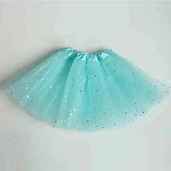 Kids Star Glitter Tutu Skirt 6 Kids Baby Star Glitter Dance Tutu Skirt For Girl Sequin 3 Layers Tulle Toddler Pettiskirt Children Chiffon 2-8T 6