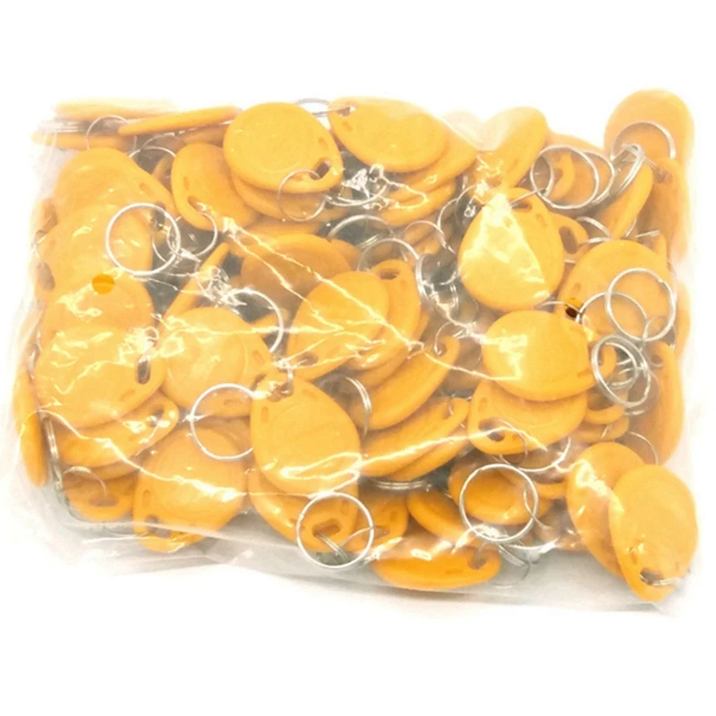 100Pcs T5577 Blank Key Tag RFID Chip Ring Cards Tags Keytag 125 Khz Copy Rewritable Writable Duplicate