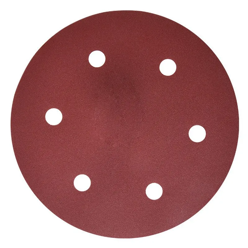 

9 inch 6 hole 7 inch 8 hole disc self-adhesive sandpaper sandcloth sandpaper sheet for flocking sandpape