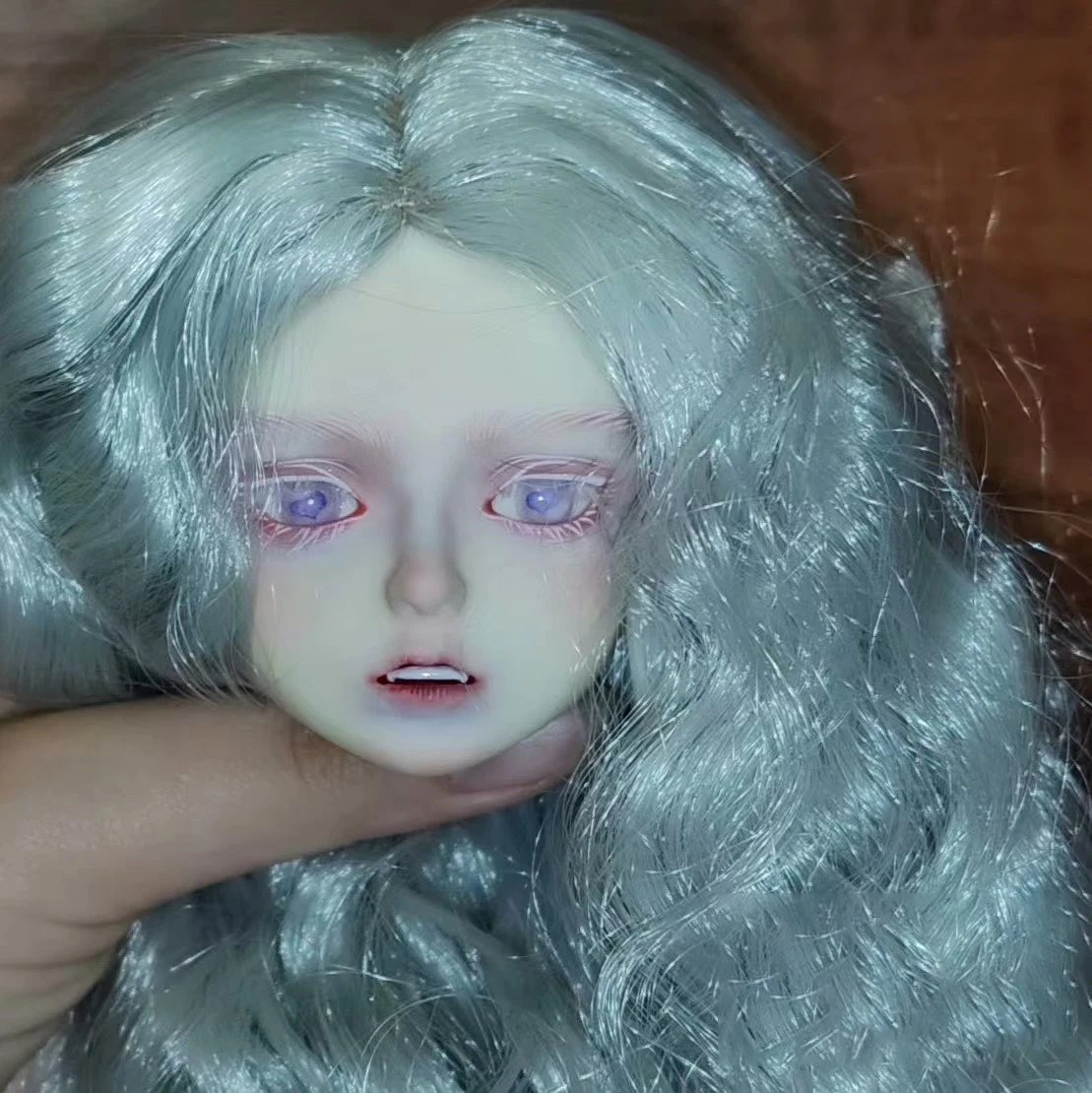 1/4 BJD Puppenkopf ohne Make-up, Harz-Puppenkopf, DIY-Puppenzubehör, Spielzeuggeschenke ohne Make-up – Detail 1