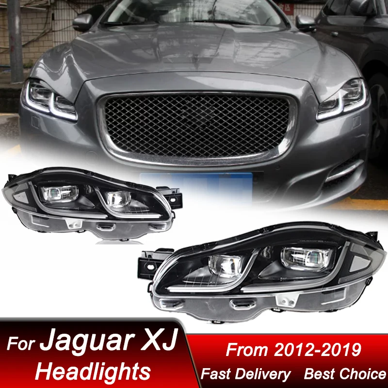Car styling Headlights For JAGUAR XJ XJL 12-19 Upgrade new style full LED Headlamp Assembly Projector Lens Accessories Kit