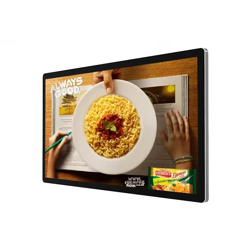 21,5 polegadas display digital restaurante pendurado placa de menu digital display lcd placa de menu digital