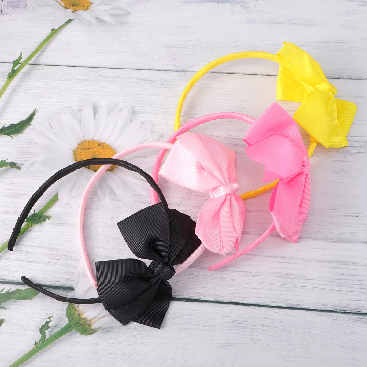 

Scrunchie Bow Headband Hair Ties Bowknot Headbands Manual Styling Printing Miss