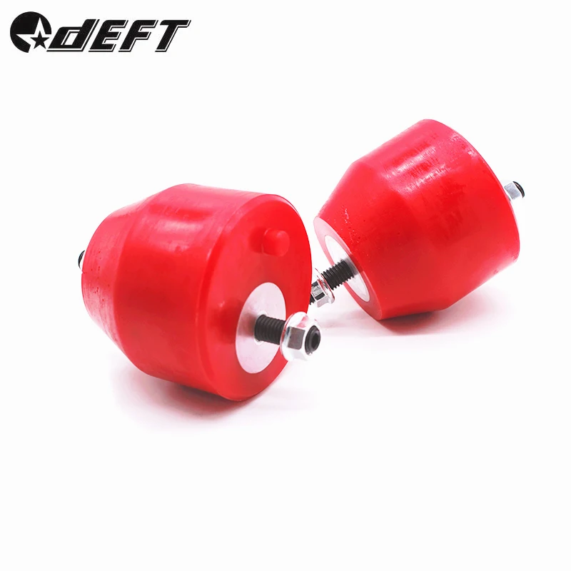 DEFT  Engine Front L&R Mount Mounting Insulator For BMW E36 E46 Compact Z3 Z4 Inline 6CYL 85A Polyurethane