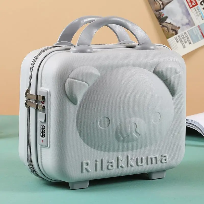 

Durable Small Luggage Bag for Boys Can Hold Computer Creative Student Kid's Leather Suitcase Air Travel Men's Boys Color