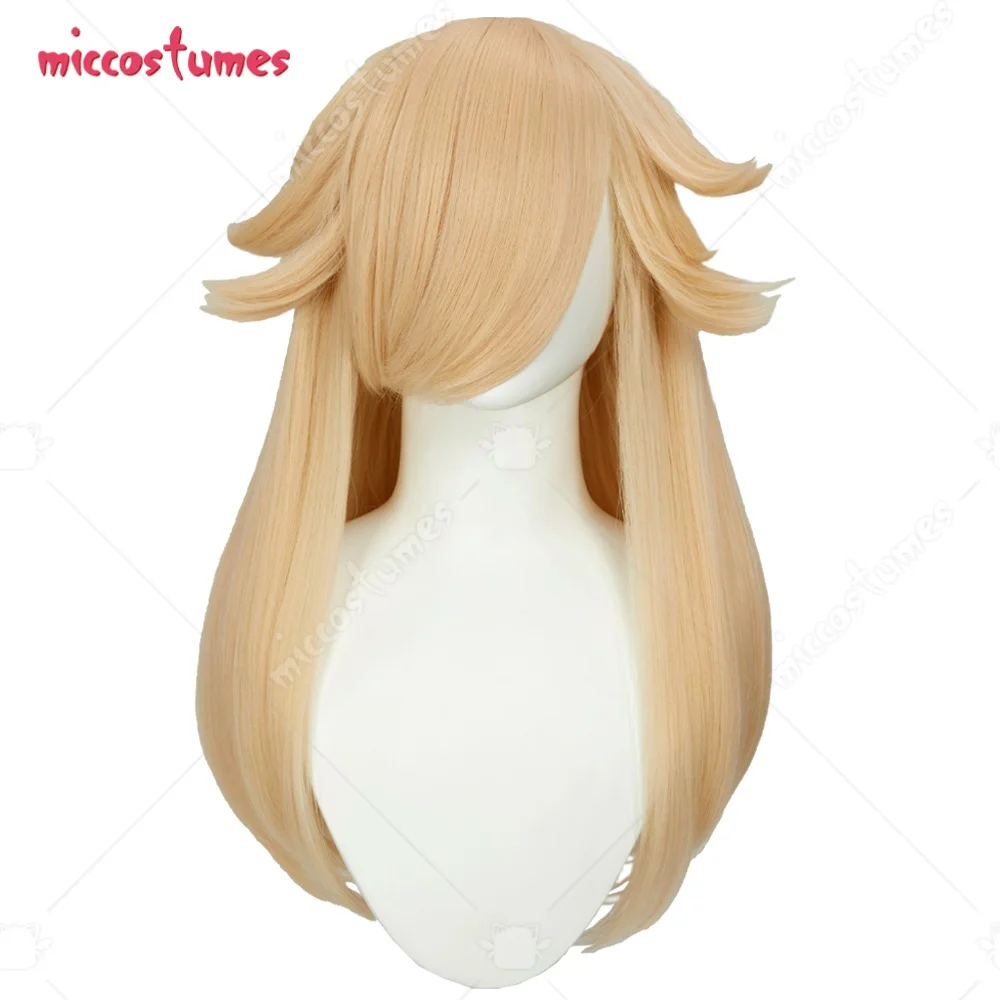 

Miccostumes женский парик для косплея, золотой парик принцессы