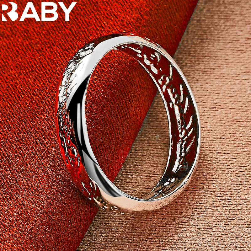 

925 Sterling Silver Mageweave Word Rings For Women Man Fashion Party Classic Trend Individuality Popular Jewelry Accessories