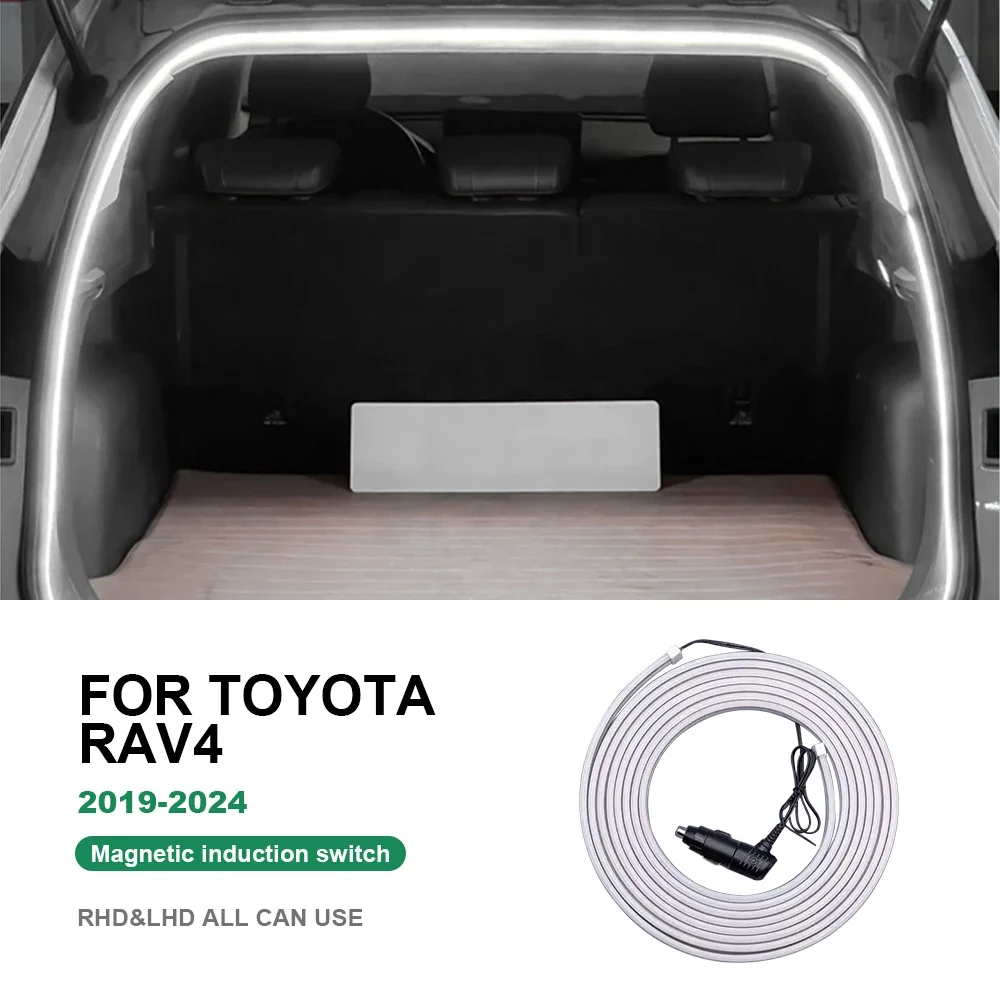 

Original for RAV4 Rongfang Weilanda 2019 2020 2021 2022 2023 2024 Trunk Ambient Light Magnetic induction switch Car Accessories