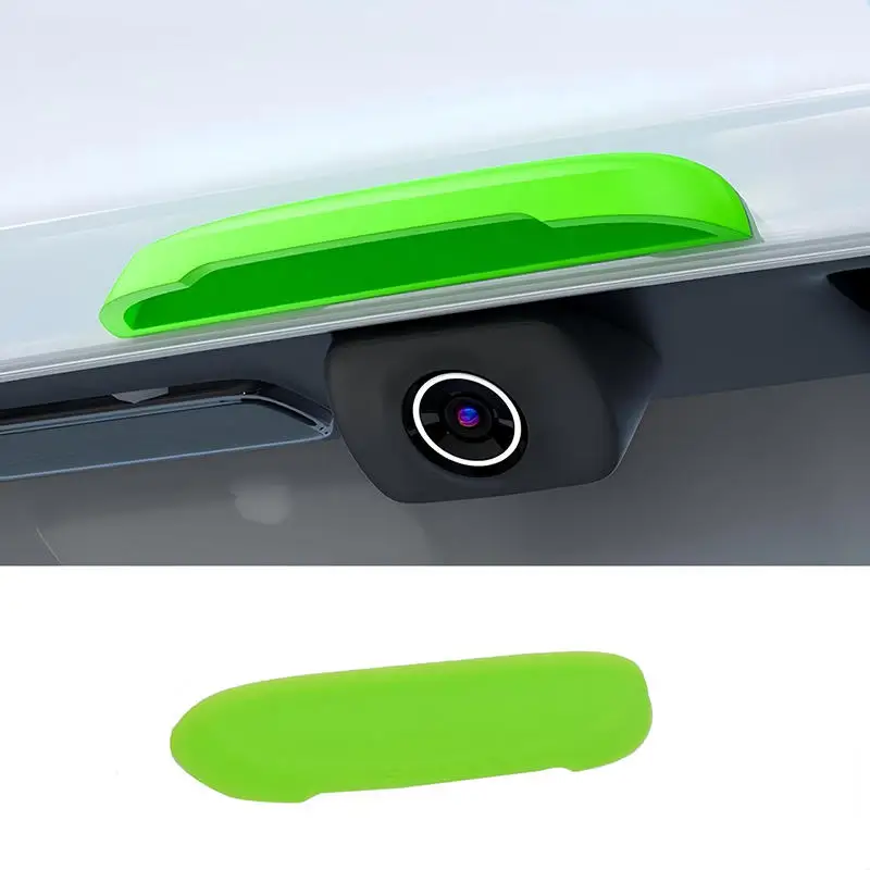 Car Rear View Mirror Camera Reversing Rainproof Cover Silicone Classic Black Car Backup Camera Rain Cover