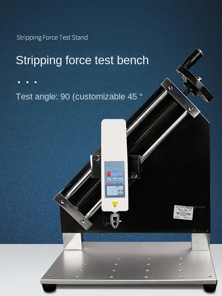 90 Degree Peel Strength Testing Machine Adhesive Tape Firmly Attached Testbed Aluminum Foil Adhesive Sticker Pull Tester