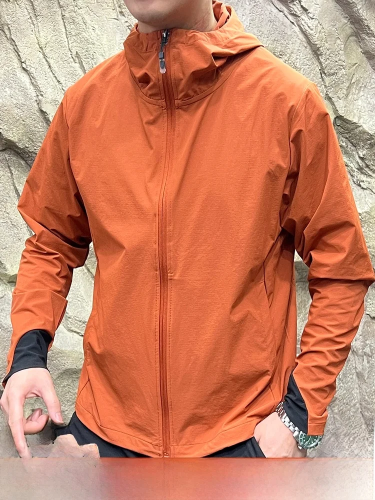 

Outdoor Casual Hooded Jaet Breathable Lightweight Elastic Men's Spring Summer Autumn Winter Nylon Spandex Polyester Jaet
