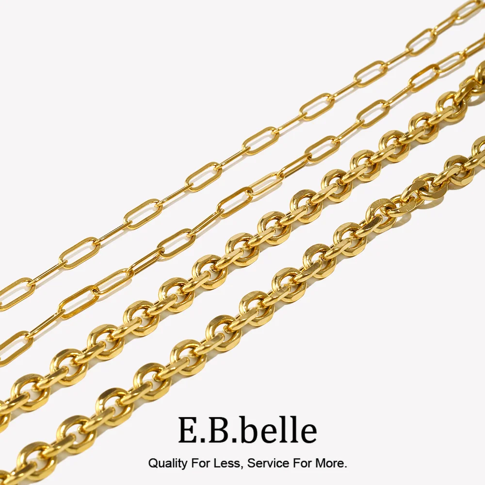 Street Style Summer Beach Jewelry Gold Plated Silver Color Stainless Steel Tarnish Free Jewelry Female Waist Chain Body Chain