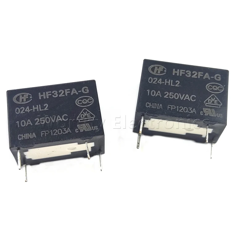 Gratis Pengiriman 10 Pcs/lot High Quality Control Relay Relay HF32FA-G-012-HSL1 12V HF32FA-G-024-HL2 24V 10A 4PIN