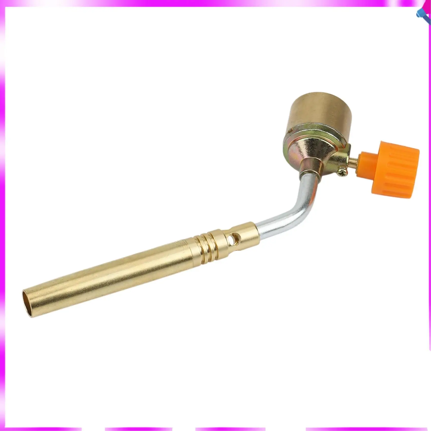N96R Brass MAPP, Propane Gas Torch, Automatic Ignition Trigger, Heating Welding Burner, Suitable For Camping And Welding