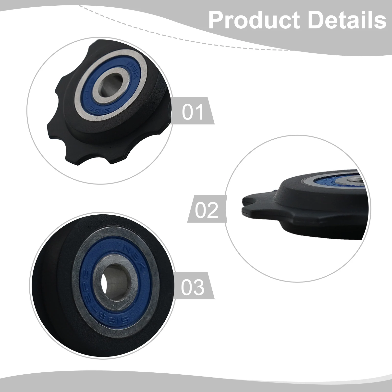 1 قطعة دراجة محرك دليل الأسطوانة سلسلة عجلات دليل صغيرة ل MRP لخمسين-خمسون الكمال قطع الغيار الملحقات