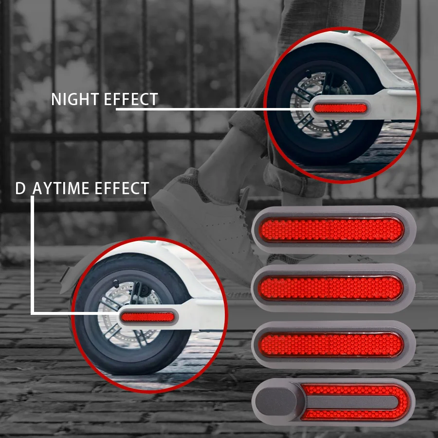 Wheel Cover Hub Cap Protective Shells Reflective Stickers for Xiaomi 3 Electric Scooter Pro 2 M365 Pro 1S Scooter Accessories