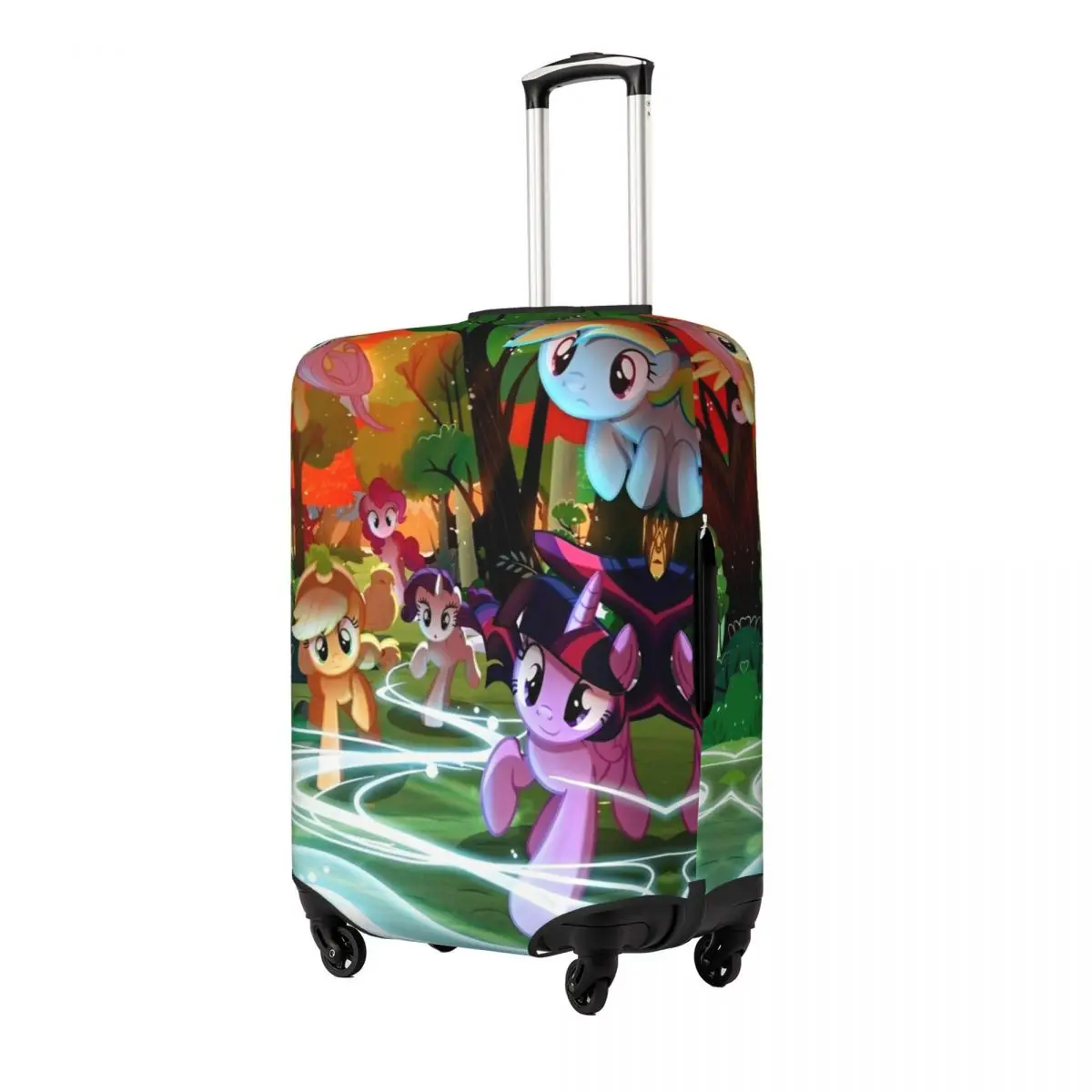 MINISO My Little P-pony Suitcase Cover Cruise Trip Flight Useful Luggage Case Protector