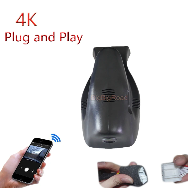 4K Plug And Play For DS5 DS 5 Citroen 2013 2014 2015 2016 2017 Wifi Car DVR Dash Cam Camera Drving Video Recorder FHD 2160P