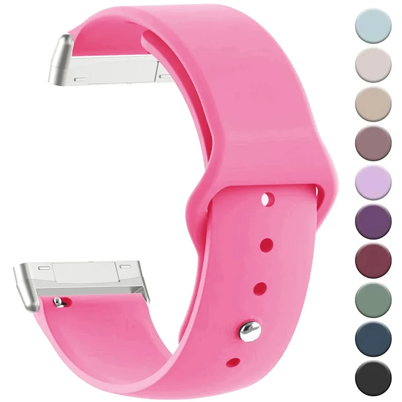Silicone Strap For Fitbit Versa 4/Versa 3/Versa 2 Band Sport Bracelet Wristband For Fitbit Sense/Sense 2 Replacement Watchband