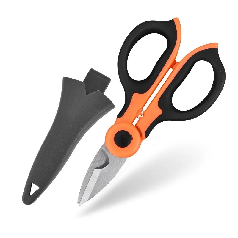 Congeal High Carbon Steel Scissors Household Scissors Tools Electrician Scissors Fabric Stripping Paper Cutting Tools