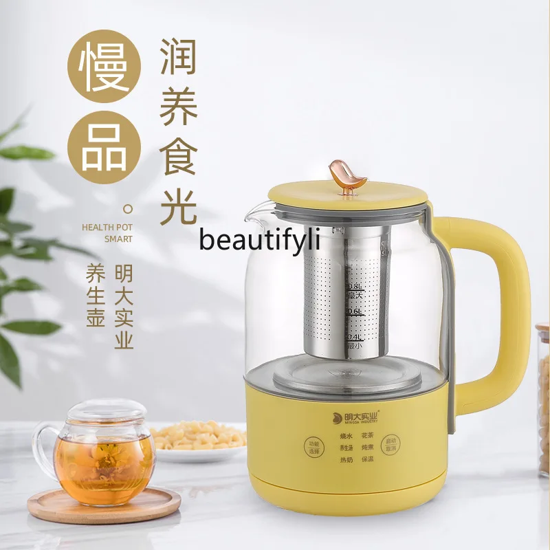 Temperatura constante multifuncional eléctrica del vidrio de borosilicato alto del sistema de la olla de la salud del hogar