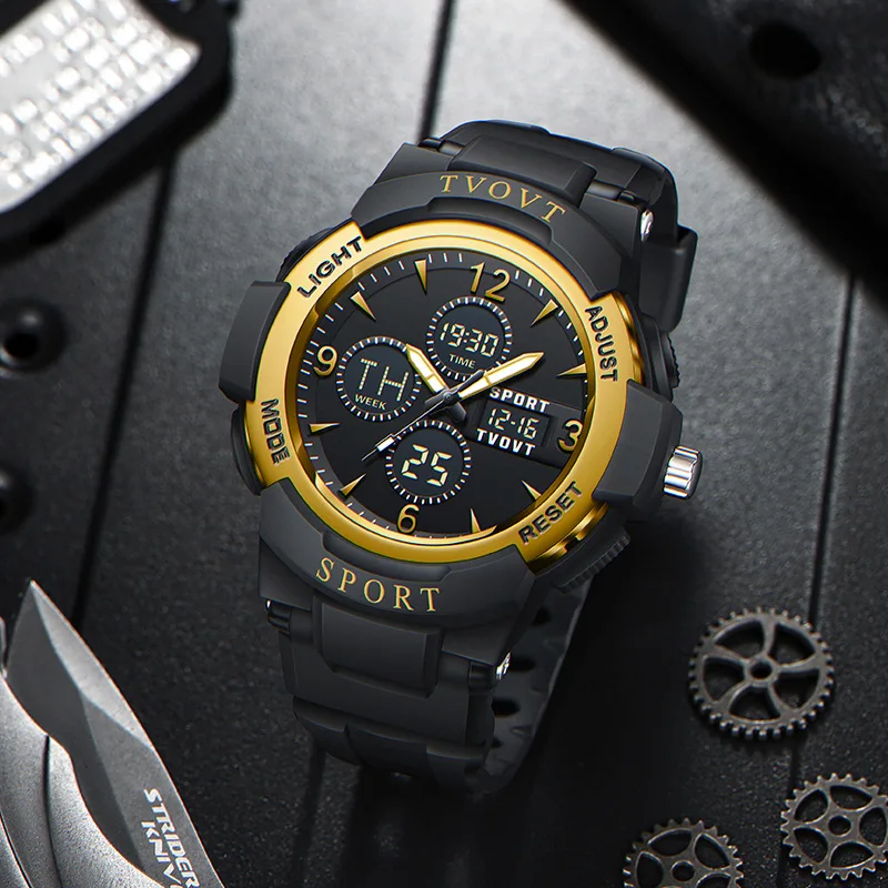 New Shockproof Drop-Resistant Internet Celebrity Children's Electronic Watch Alarm Clock Luminous Waterproof Multifunctional Stu