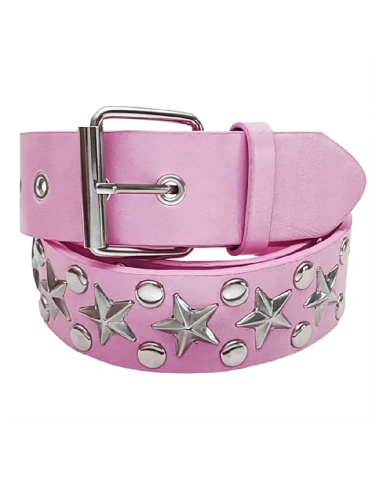 

Studded Belt Punk Belt Y2K Goth Rivet Belts For Women Unisex Christmas Gift