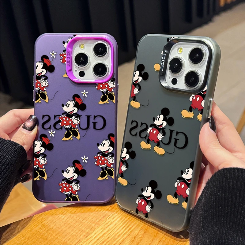 Cute Mickey Mouse Case for Samsung Galaxy A26 A36 A56 A25 A35 A55 A34 A54 A13 A33 A53 5G A06 A16 A15 A14 A23 A52 A52S A31 Etui