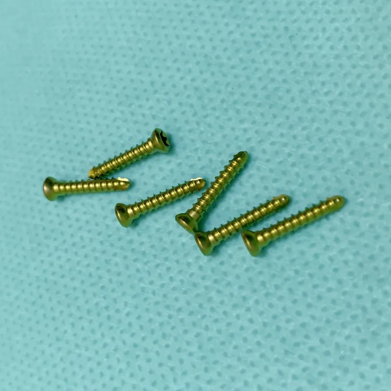 

2.7mm Titanium Cortical Screws Veterinaria Pets Mascotas Orthopedic Surgical Instruments Tools Medical Supplies and Equipments