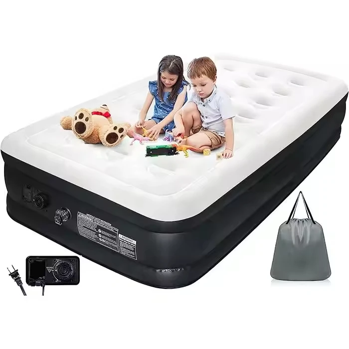 2026 Modern High Quality PVC Multi-Scene Queen Size Air Bed Practical Portable Camping Air Mattresspromote sales