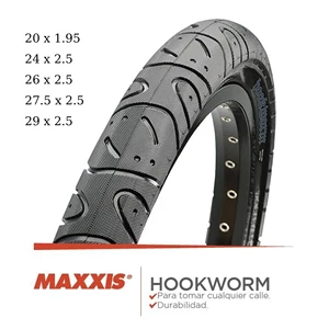 MAXXIS Hookworm 26x2.5 Bicicleta Pneu BMX Fio Bead Clincher Pneu para Street Park vert Flatland 20 polegadas 24 26 27,5 ou 29 Tamanhos 6 principais vendas bike pneu aro 26 - №3