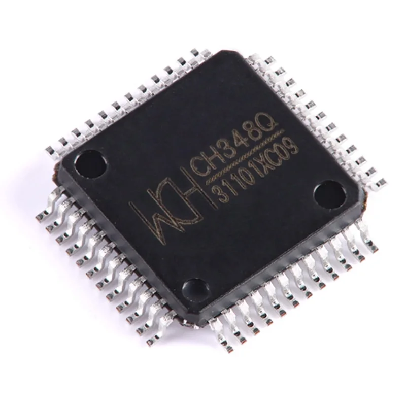 

5Pcs New Original Ch348Q Lqfp-48 USB to 8 Serial Port Chip