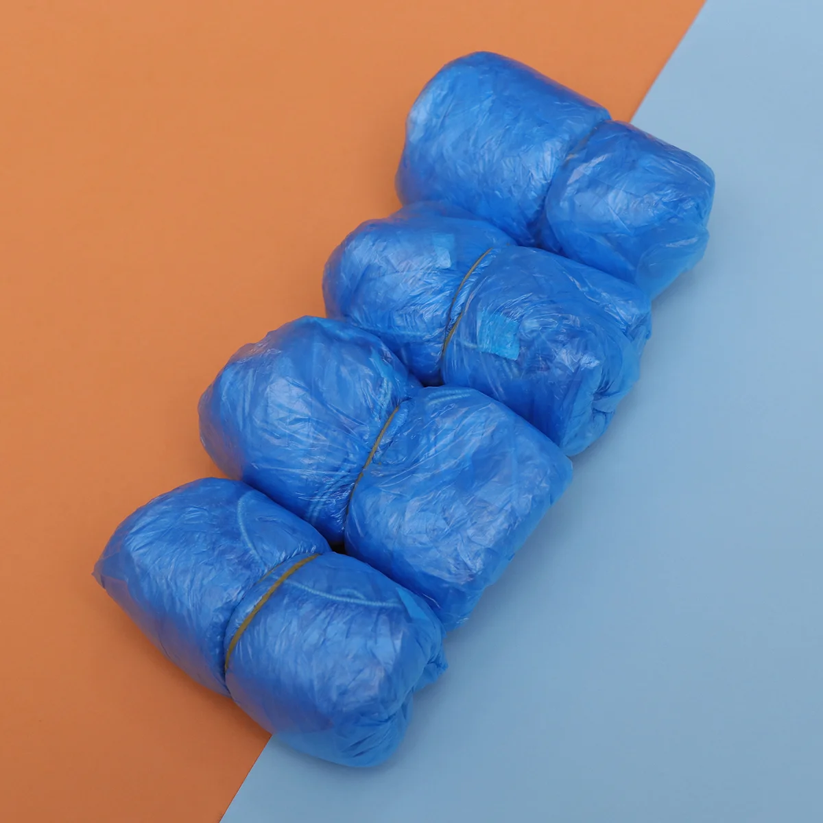 

100pcs Waterproof Disposable Plastic Shoe Covers Carpet Cleaning Overshoes (Blue) Disposable shoe covers