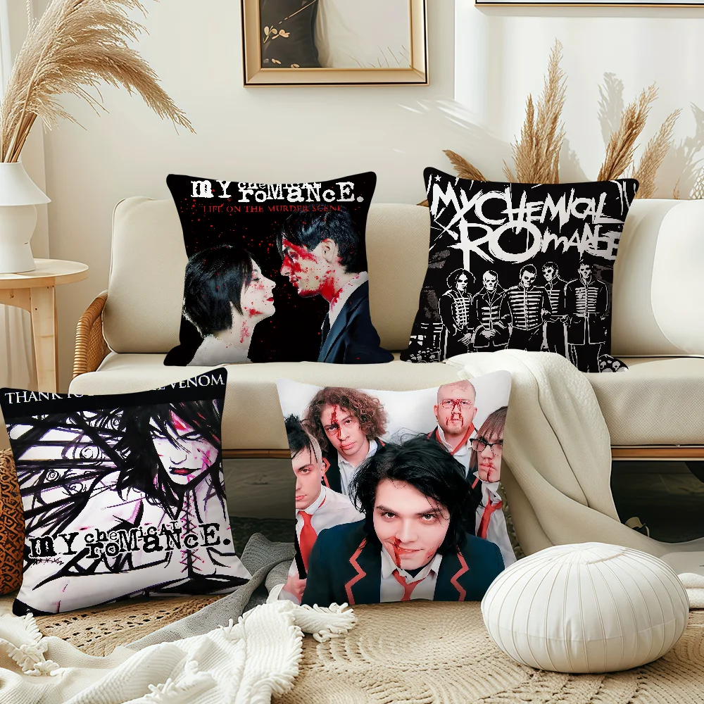 Rock Band My Chemical Romance MCR gerard way Comfortable soft hogar pillowcase Sofa Living Room Bed Home Decor Protective Covers