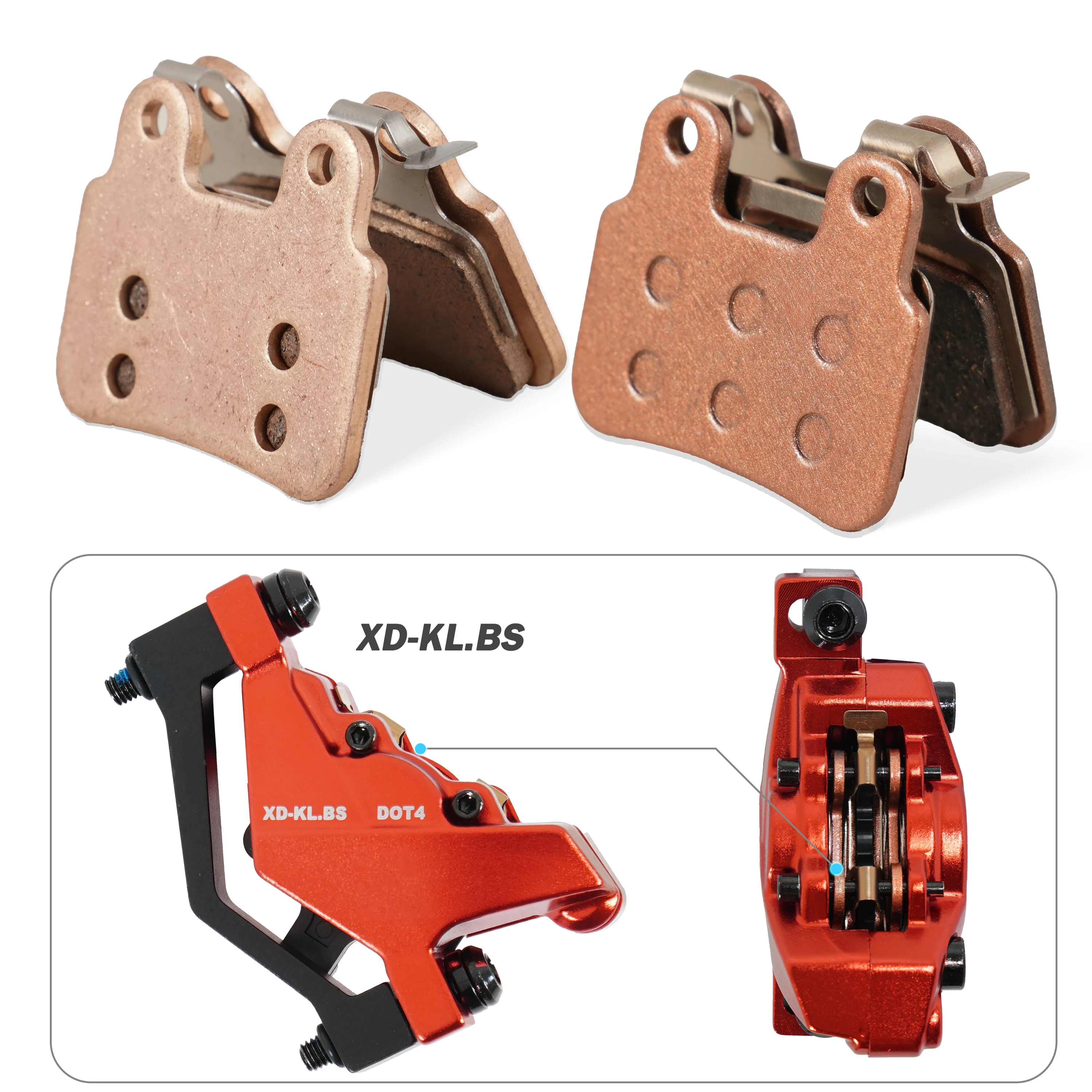 AliExpress NONE Ebike Disc Brake Pads For XD-KLBS-DOTS Brake Calipers Pads Ebike Disc Brake Pads For XOD Brake Calipers