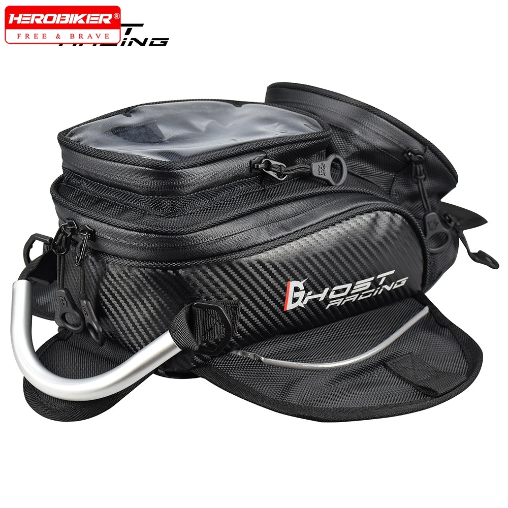 

New Motorcycle Fuel Bag Waterproof Mobile Phone Magnet Navigation Bag Multifunctional Small Oil Tank Reservoit Package