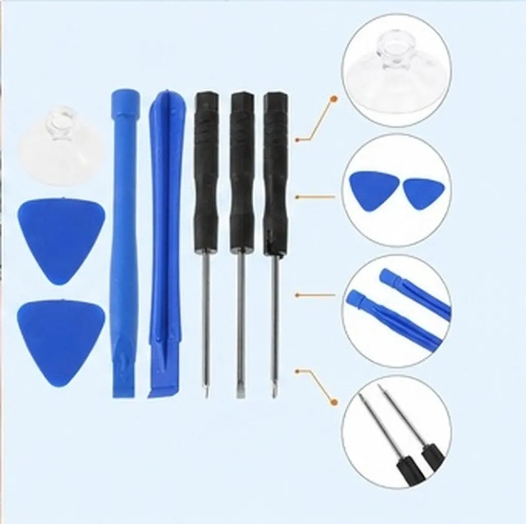 Eight-in-One Phone Repair Tool Portable Carbon Steel Screwdriver Set Professional Opening Tool Compatible for Iphone Mobile