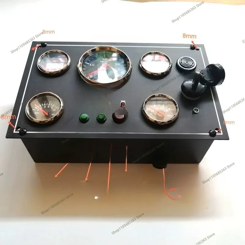 Diesel engine control panel, dashboard switch panel Marine dashboard Waterproof marine