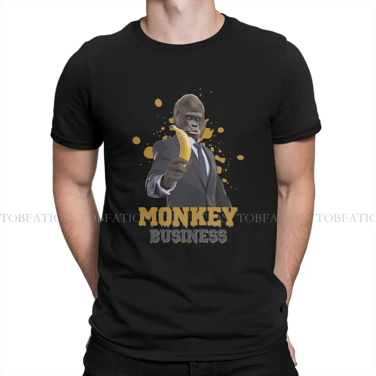 Holding A Banana Unique TShirt Monkey Business Comfortable Creative Gift Clothes  T Shirt Stuff Ofertas