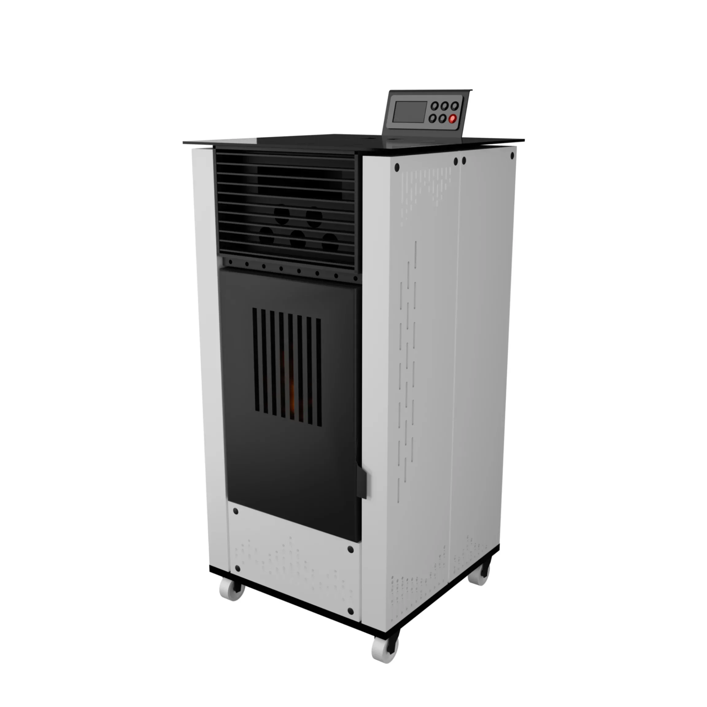 Estufa de combustión de circulación de fuego Real para invierno, caldera de pellets de biomasa ahorradora de energía, calentador de radiador, protección del medio ambiente para Baño