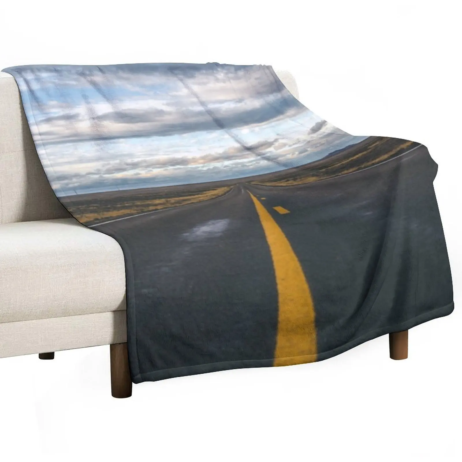 

The Open Road Throw Blanket funny gift Sleeping Bag Blankets