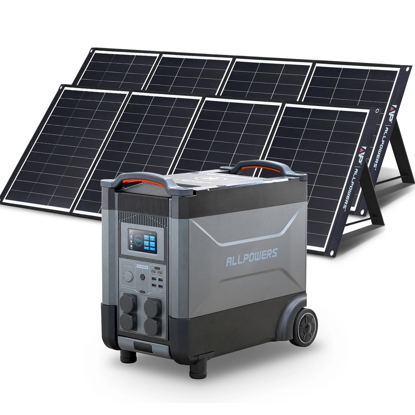 Portable Solar Generator 600W 1500W 2500W 3200W 110V 220V Outdoor Power Station