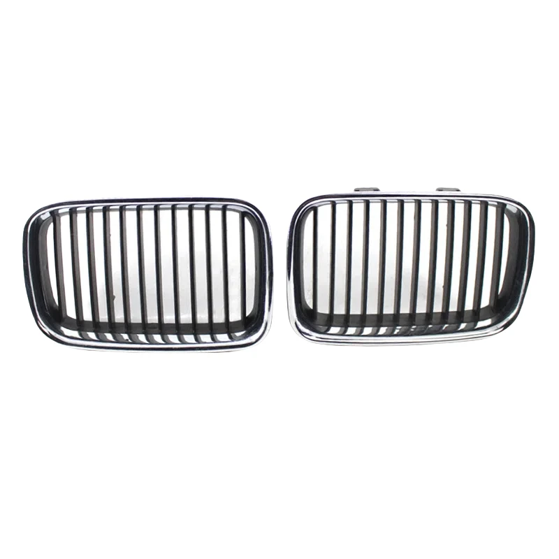 

Chrome black Front Bumper Kidney Central Grille 51138122237 51138122238 For BMW 3 Series E36 1992-1996