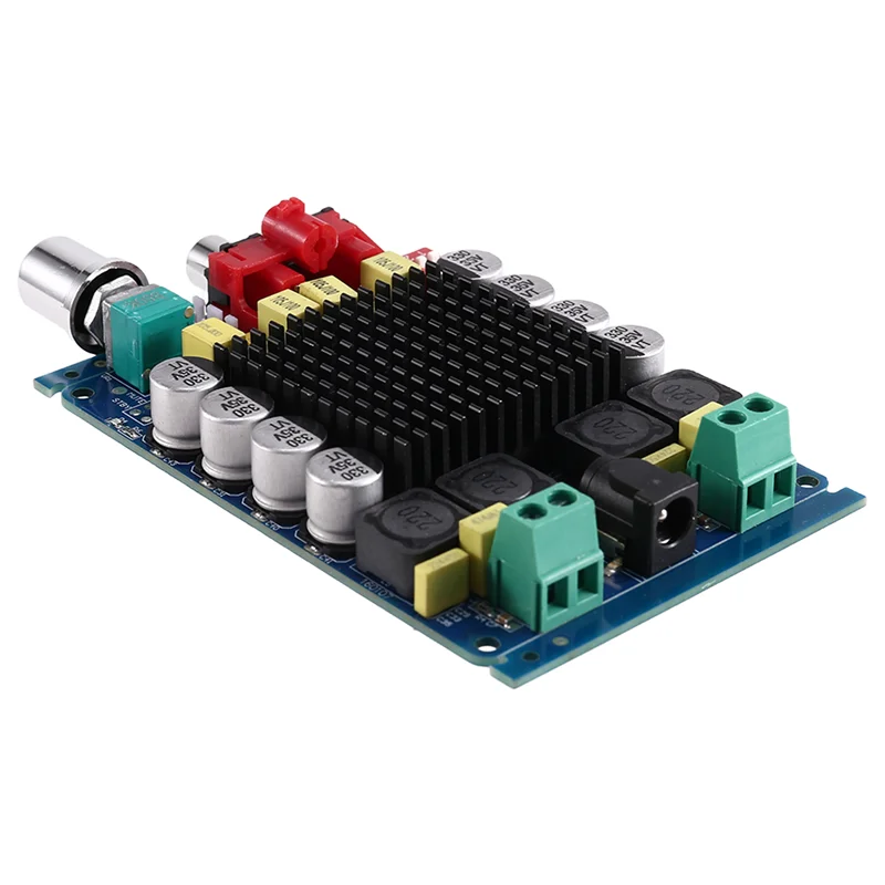 【CRAFTSMANSHIP】TDA7498 Módulo amplificador estéreo classe D 2X100w Placa amplificadora digital de áudio de canal duplo DC 14-34V 2X100W