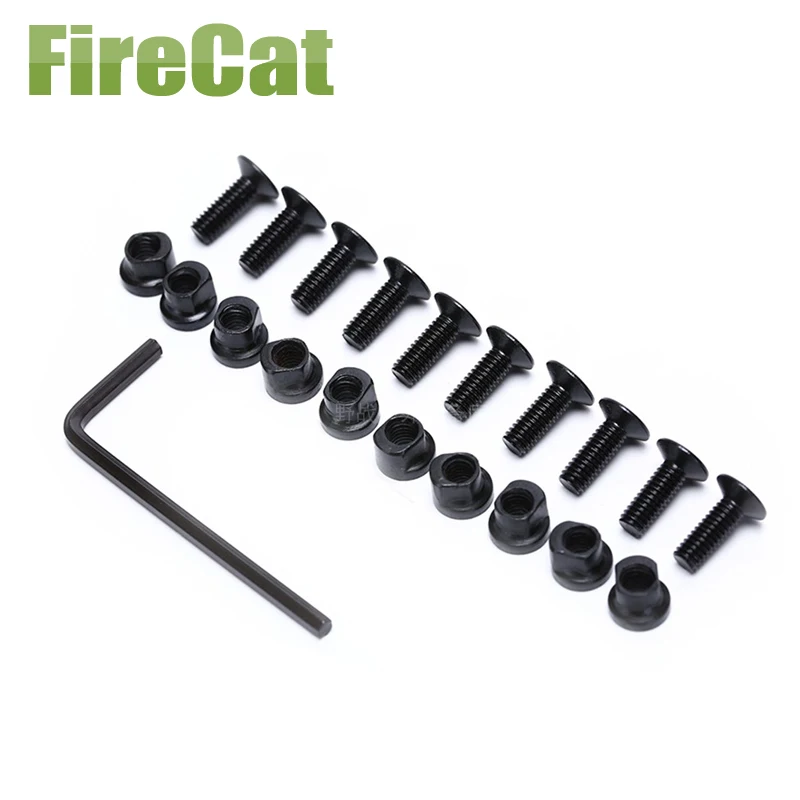 Tactical Metal 10 Pcs/lot M-LOK Screw And Nut Replacement for MLOK Keymod Handguard Rail Screw Nut Hunting Gun Rifle Accessories